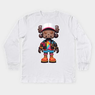 Hypebeast Kaws Figures Kids Long Sleeve T-Shirt